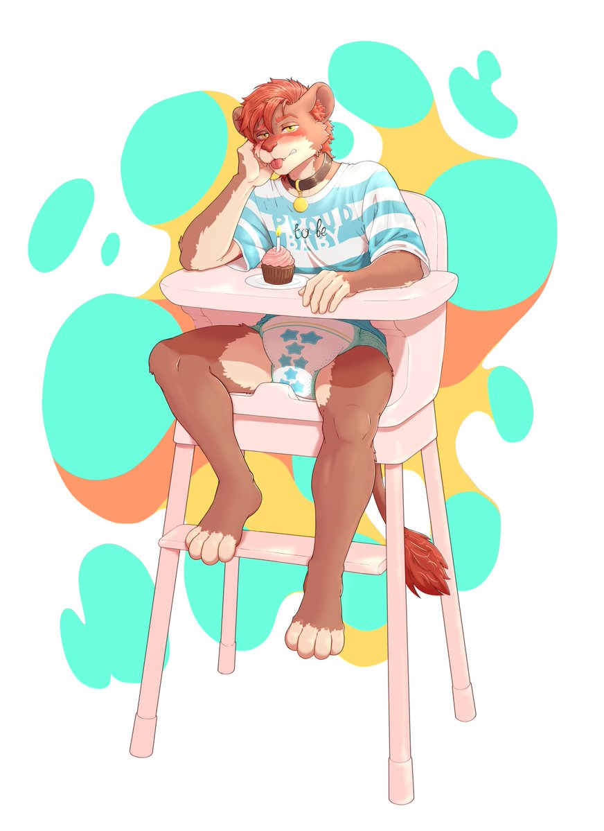JordiTheLittle's tweet photo. "Stop pouting and smile for the camera Birthday Boy!" 📸 

🎨: @DrawCryD

Thanks everyone for the birthday wishes! ❤️ 🎂 

#furry #furryart #abdl #abdlboy #diaperfur #femboy #abdlfurry https://t.co/KrkzWjQv6U
