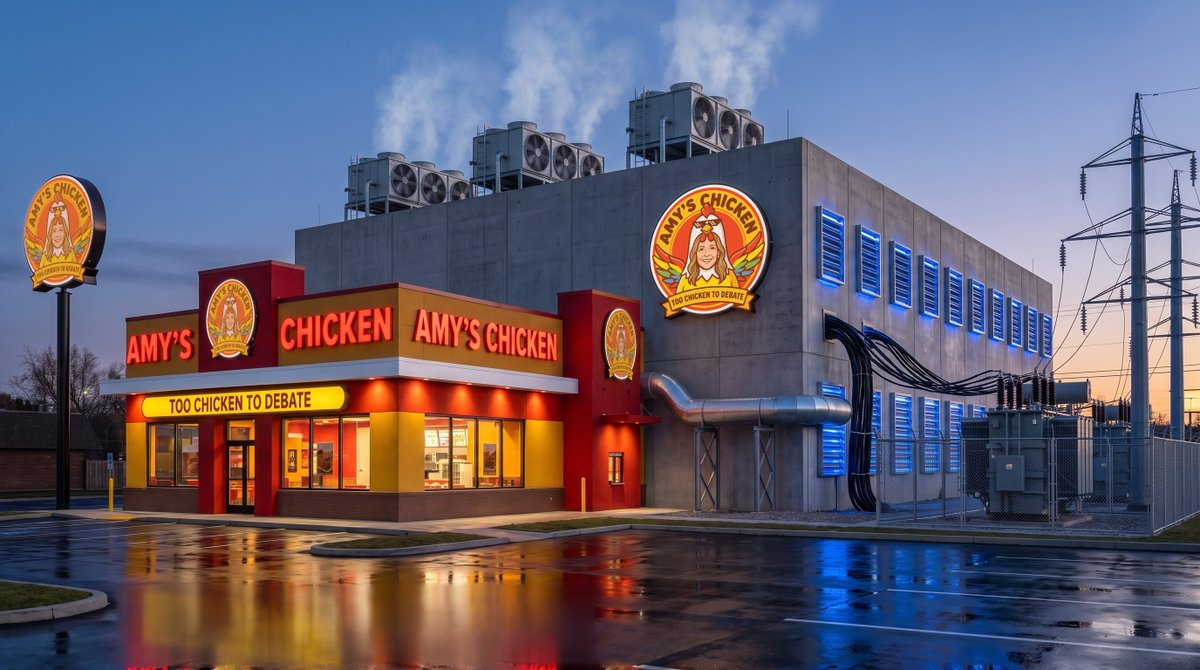 ohiogop's tweet photo. Amy's Chicken:

Powered by Amy's DATA CENTER investments https://t.co/muCX3FIfP1