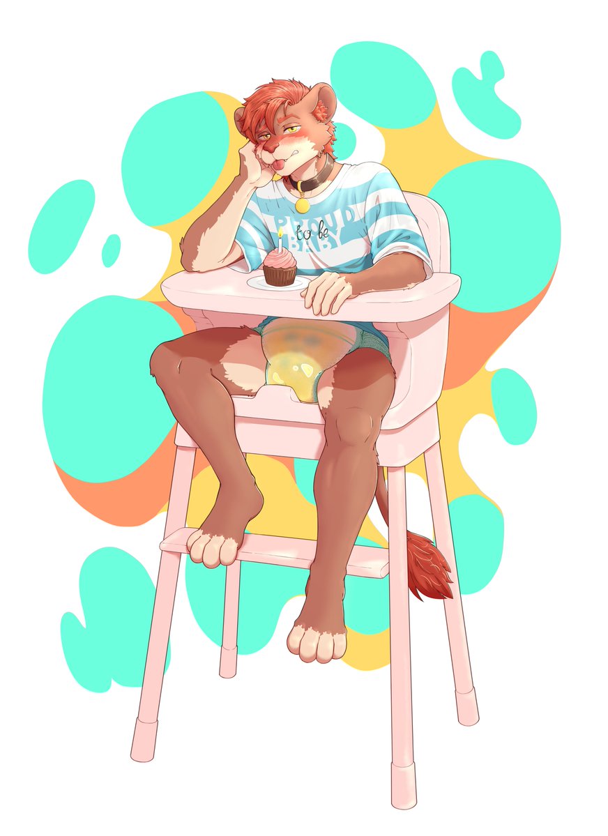 JordiTheLittle's tweet photo. "Stop pouting and smile for the camera Birthday Boy!" 📸 

🎨: @DrawCryD

Thanks everyone for the birthday wishes! ❤️ 🎂 

#furry #furryart #abdl #abdlboy #diaperfur #femboy #abdlfurry https://t.co/KrkzWjQv6U