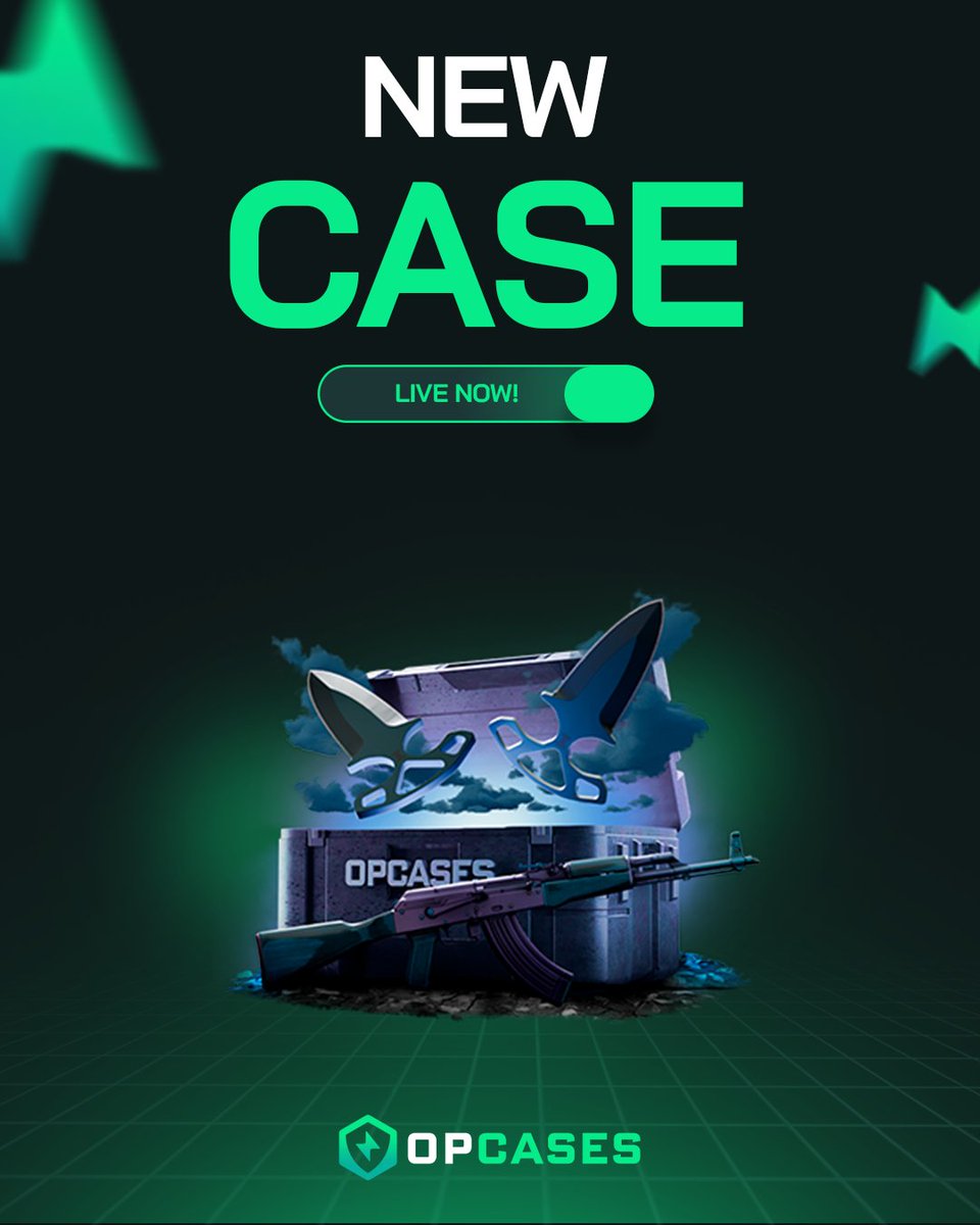 opcasescom's tweet photo. 🚨 NEW CASE ALERT 🚨

The Knight's Throne Case just landed on OPCASES 🌃🌠🔫🌑

Try your luck 👇
https://t.co/zowWzgxslf https://t.co/VWdcelkEqJ