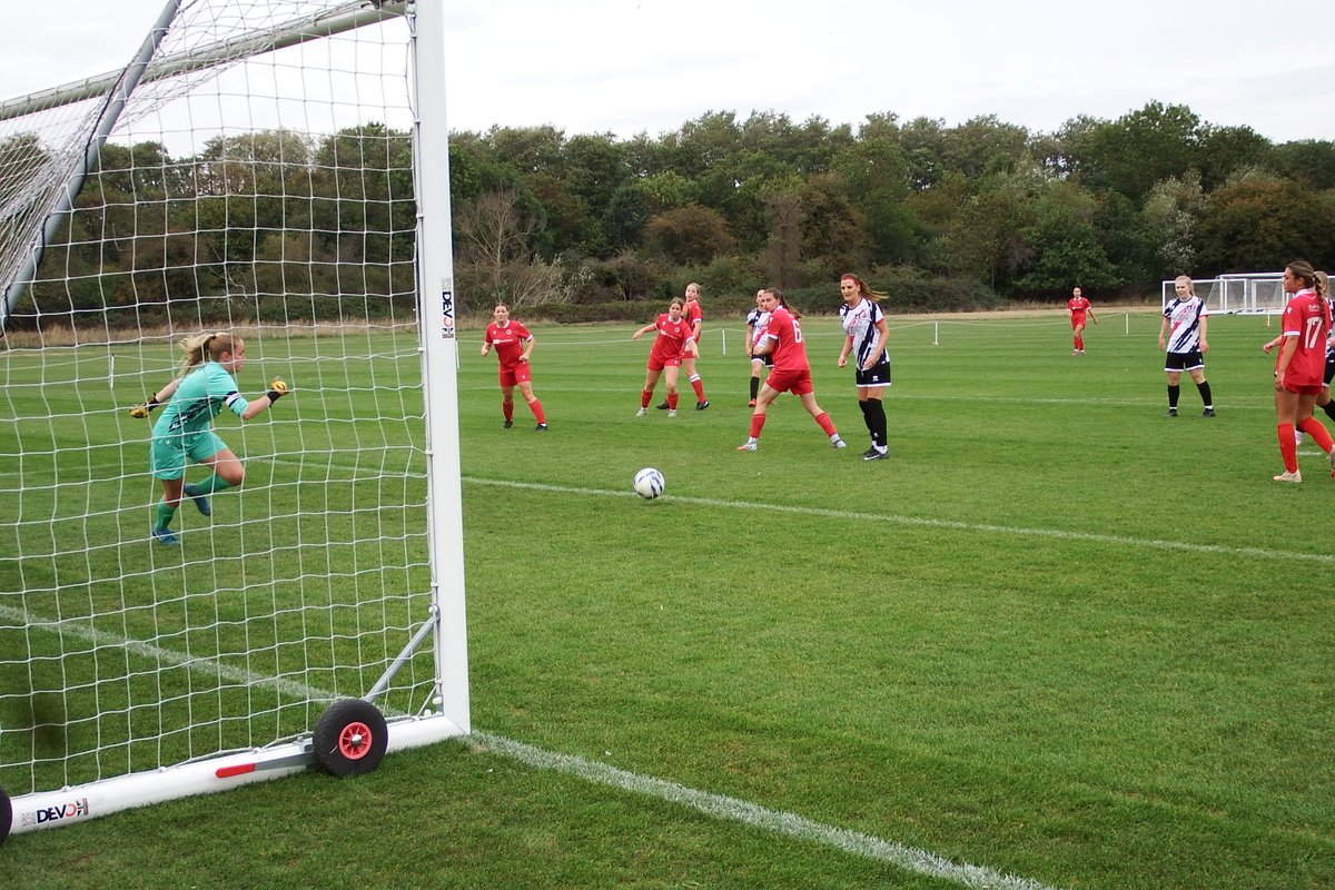 overtimer's tweet photo. Unexpected new ground today after my game got called off late. I'm at Hutton's brand new facility just 5 minutes from my house to see @WroxhamWomen comfortably through 6-0 in the League Cup.
Pic 1 - goal no. 6 scored by Maddie Green https://t.co/XWQuVbvFkM