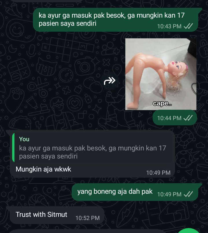 cinjaerellah's tweet photo. ada berak nya juga ni orang https://t.co/6kq249uiTI