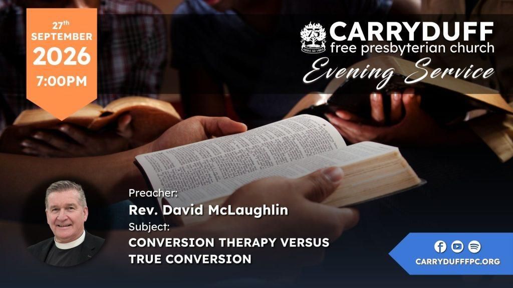 CarryduffFPC's tweet photo. New Post: Conversion Therapy Versus True Conversion https://t.co/3MvgAX0Tv8 https://t.co/a4p2kUDs1a