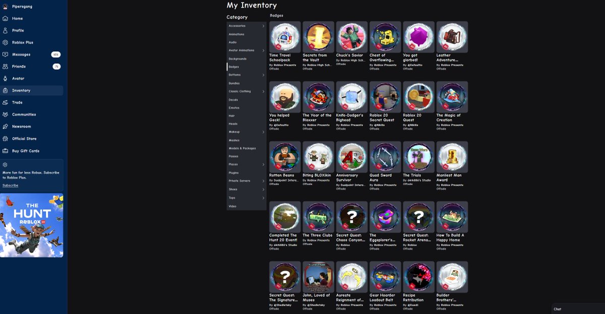 pipersgang's tweet photo. @roblox PLEASE let me in I GOT ALL THE BADGES LET ME GET THE CAPE!!!! i didn't even get the chance to participate in getting the Dominus Infinitum. I CANT EVEN GET INNNNN. I GOT ALL THE BADGES ALL 40! PLEASEEEE FIX THIS PLEASEEEEE https://t.co/CHiNbFtKzZ