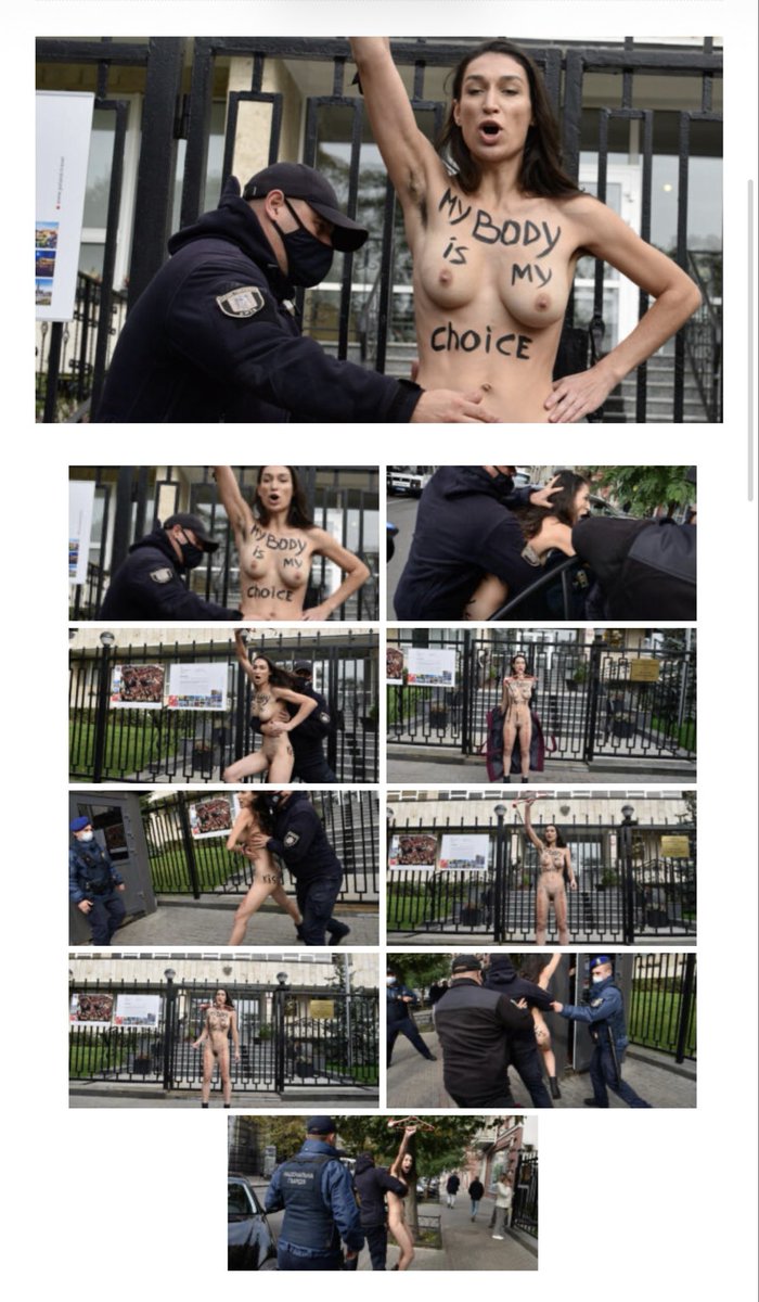 DontTreadUpon's tweet photo. I dont agree with their feminist messages &amp; dont know where they stand on circumcision (mutilation) of baby boys, but I think there’s something to learn from Femen feminists. This fierce approach is likely what helped women stand up to doctors &amp; outlaw female circumcision in 1977 https://t.co/at3g5ztx1o