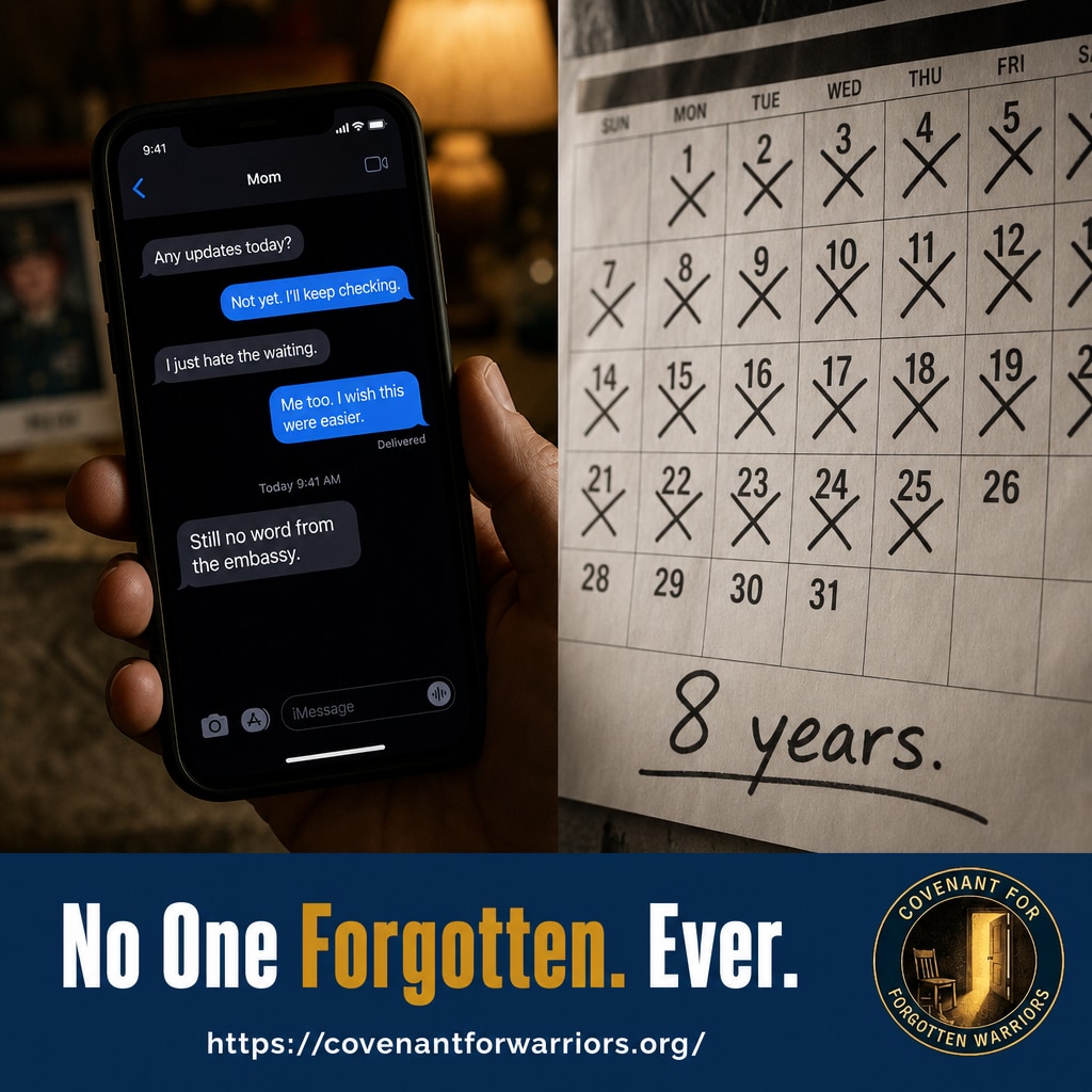 CFWarriorsOrg's tweet photo. 8 years is a lifetime when you are waiting for a promise to be kept.

Every single day, our allies wake up, check their phones, and see the same devastating reality: still no word from the embassy.

We made a pact with the men and women who stood by our forces, and leaving them… https://t.co/VuyY6ELEvT