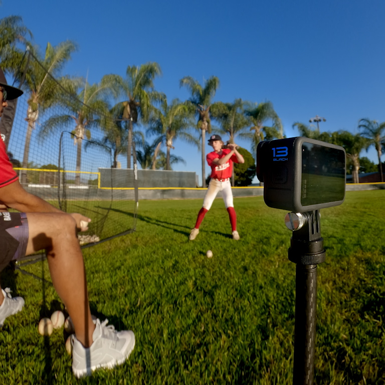 GoPro's tweet photo. New territory for GoPro: team sports. SeeUsPlay pairs GoPro cameras with AI that follows the ball, tracks the play, and edits the highlights so nobody's stuck behind the lens. Learn more 👉 https://t.co/kVcbJL6Sec https://t.co/hAcvrEI4F9