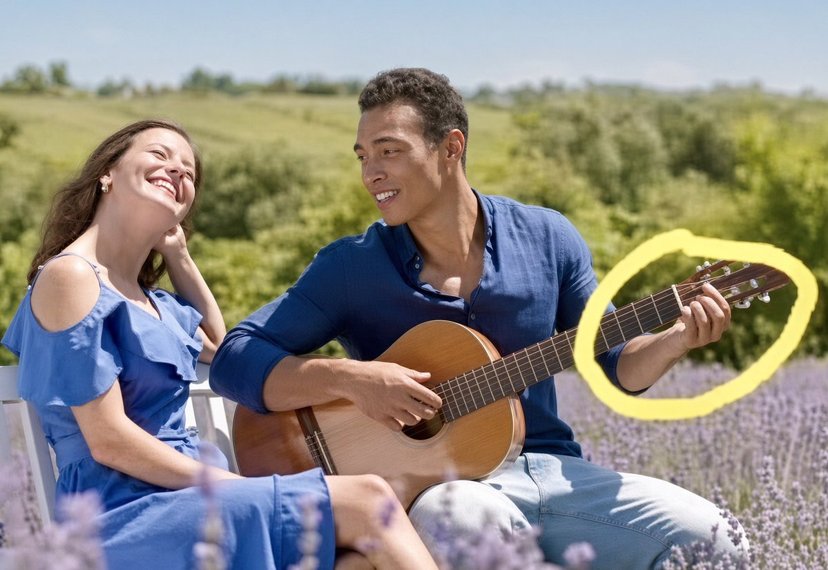LloydLegalist's tweet photo. Could this guy be playing the secret chord that David played, and it pleased the Lord?

If not, I’d love to know what this one sounds like. https://t.co/KqjpmJmf4I