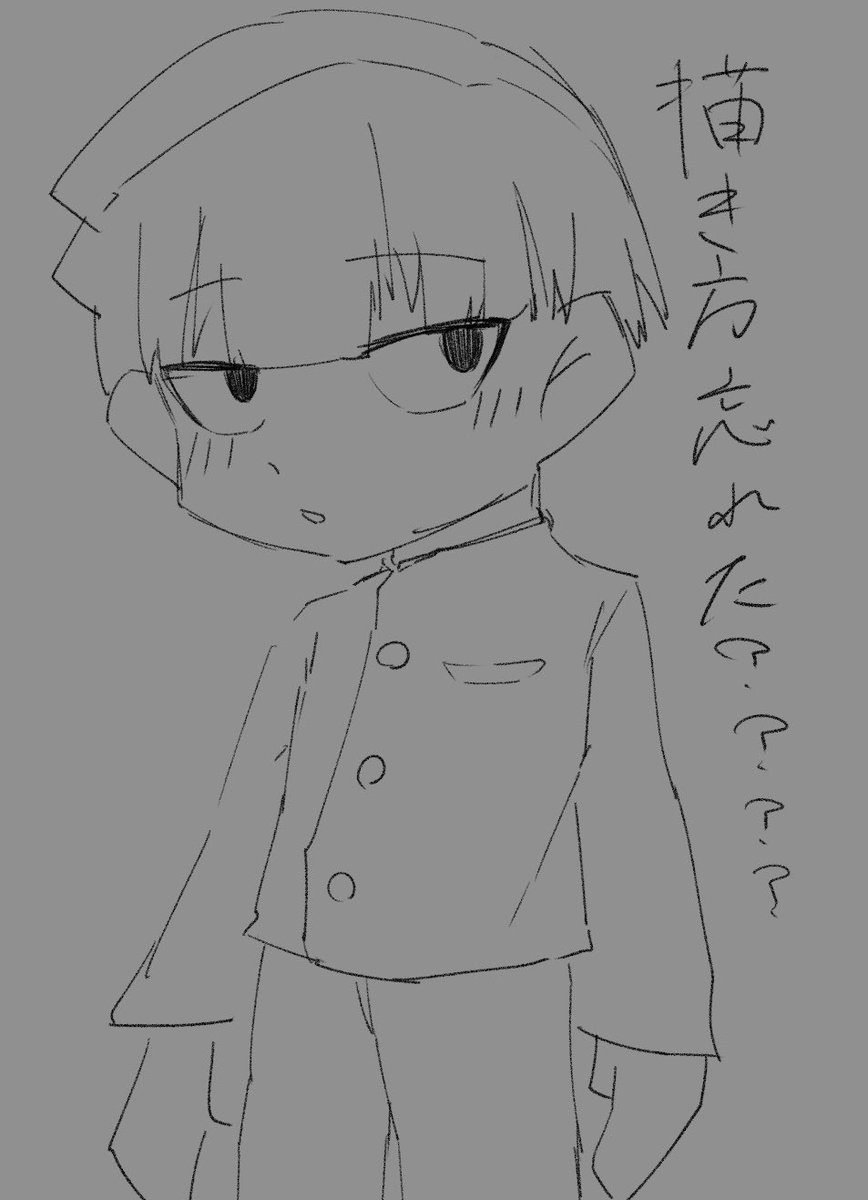 Company___dog's tweet photo. ありえん久々ですほんまに  生きてます
ここで描き途中のモ君をひとつまみっと🤏😄 https://t.co/o5d0Li44hZ