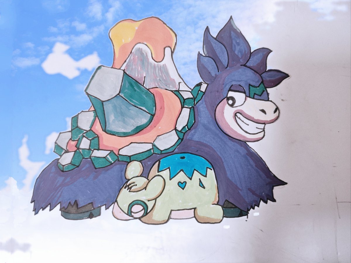 Mike_boss_662's tweet photo. #Pokémon #Camerupt #Numel
Mega噴火駝守護著小呆火駝 https://t.co/r46fGADbQF