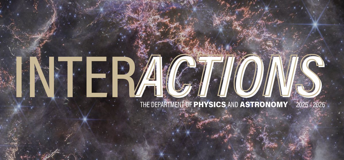 PurdueScience's tweet photo. The latest issue of Interactions from Purdue Physics and Astronomy is here. ⚛️🔭

Explore the research, discoveries and people behind the science.

Read more: https://t.co/BkQkdAxuBh

#PurdueScience #Physics #Astronomy https://t.co/gCOITPtSoQ
