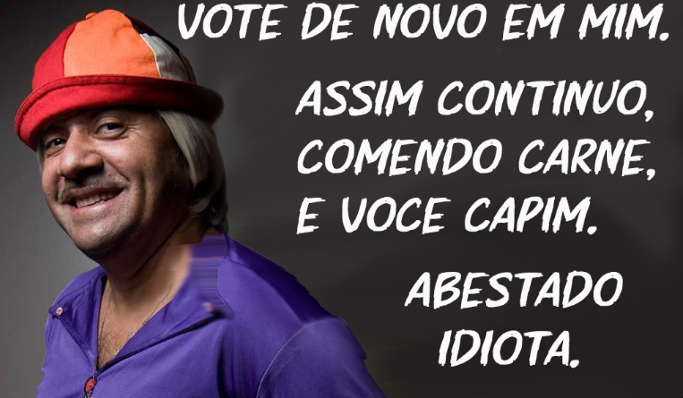 mariosergioliv1's tweet photo. Ele quis dizer " Continuo Comendo Carne e VC Abestado Idiota come BOSTA E CAPIN " https://t.co/JImROdlU6W