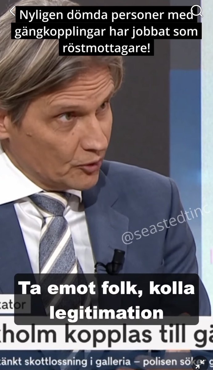 NorvellTommy's tweet photo. 67 nyligen dömda gängkriminella  arbetar som ”röstmottagare” i vallokalerna.

- ett gigantiskt valfusk avslöjas! https://t.co/o8YJRYa3Fe