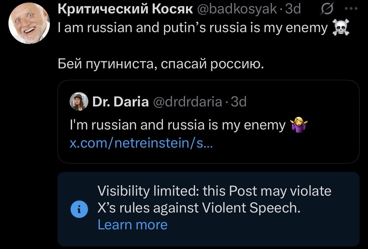 badkosyak's tweet photo. Wow, violent speech, get this people. This is incredible. https://t.co/10pDuq35c0