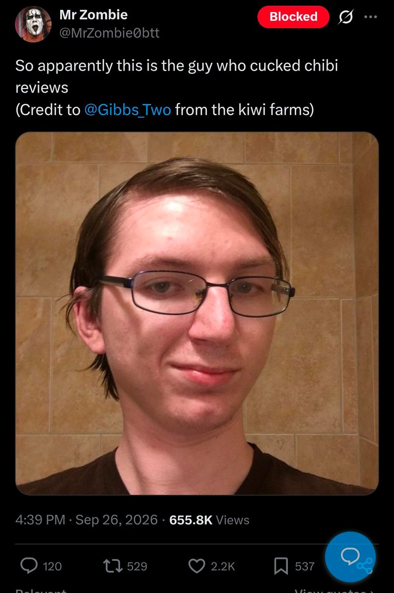ChibiReviews's tweet photo. Need to address this situation 

This person is doxing someone completely uninvolved in my personal life. They never even spoke to my Ex

The fact people are spreading this around and trying to hurt an uninvolved person shows how demented my haters are https://t.co/tMH0AfjOQJ