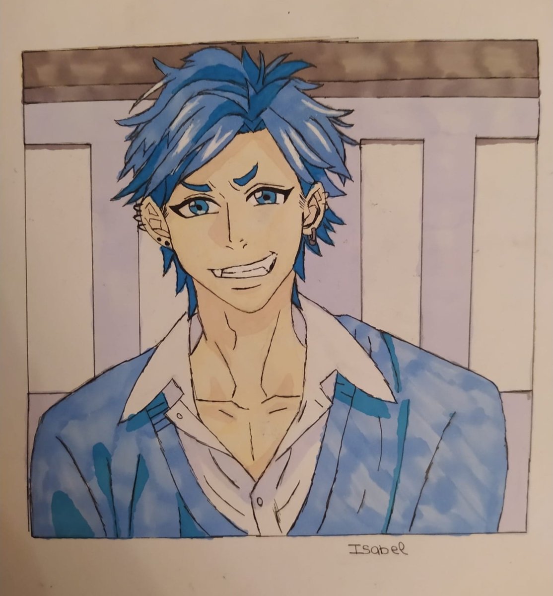 semataryxx's tweet photo. le hice este dibujo de Tamura a mi hermana hace como 5 años pq era su husbando 🥀
#anime #anitwt #tamura #yarichinbitchclub #snk #onepiece #bnha https://t.co/V2GmYPZoPA