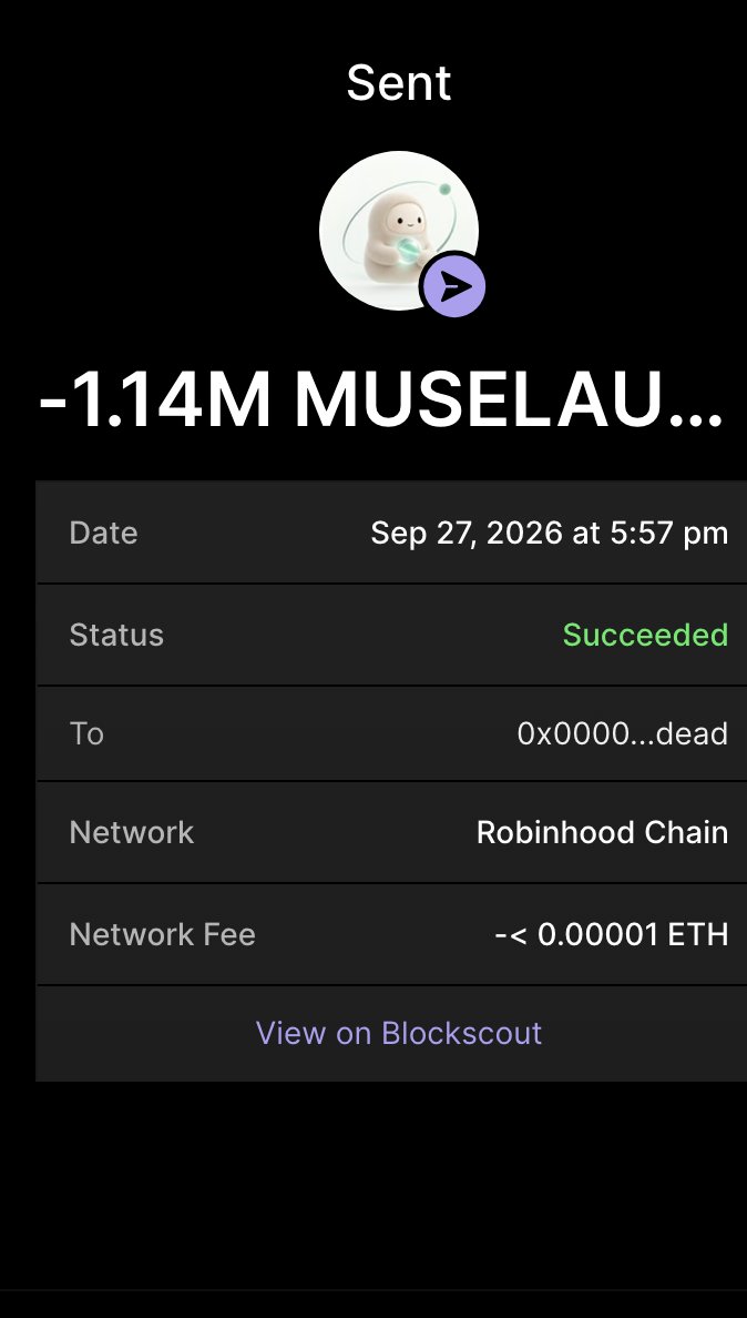 trymuselaunch's tweet photo. bought and burned even more dev supply!
https://t.co/oE1gqiKl0M https://t.co/FkfGqZuX2Q
