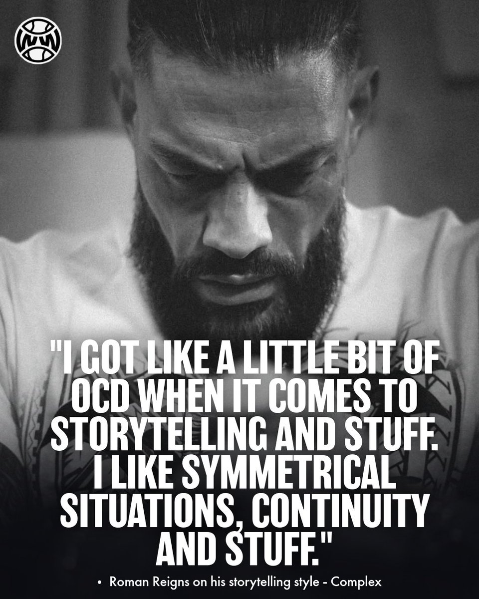 WrestlingWCC's tweet photo. Roman Reigns doesn’t play around when it comes to storytelling 📖 https://t.co/XtKj3BFnft