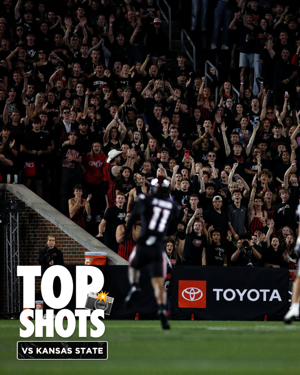 GoBEARCATS's tweet photo. Nippert looked good last night. 😍 https://t.co/5GsMNgM8UJ