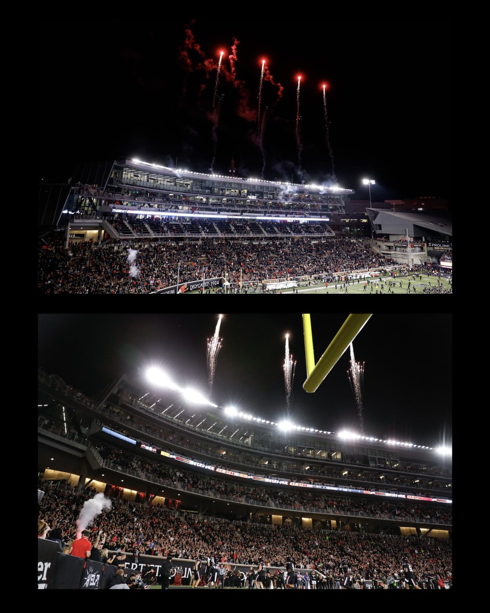 GoBEARCATS's tweet photo. Nippert looked good last night. 😍 https://t.co/5GsMNgM8UJ
