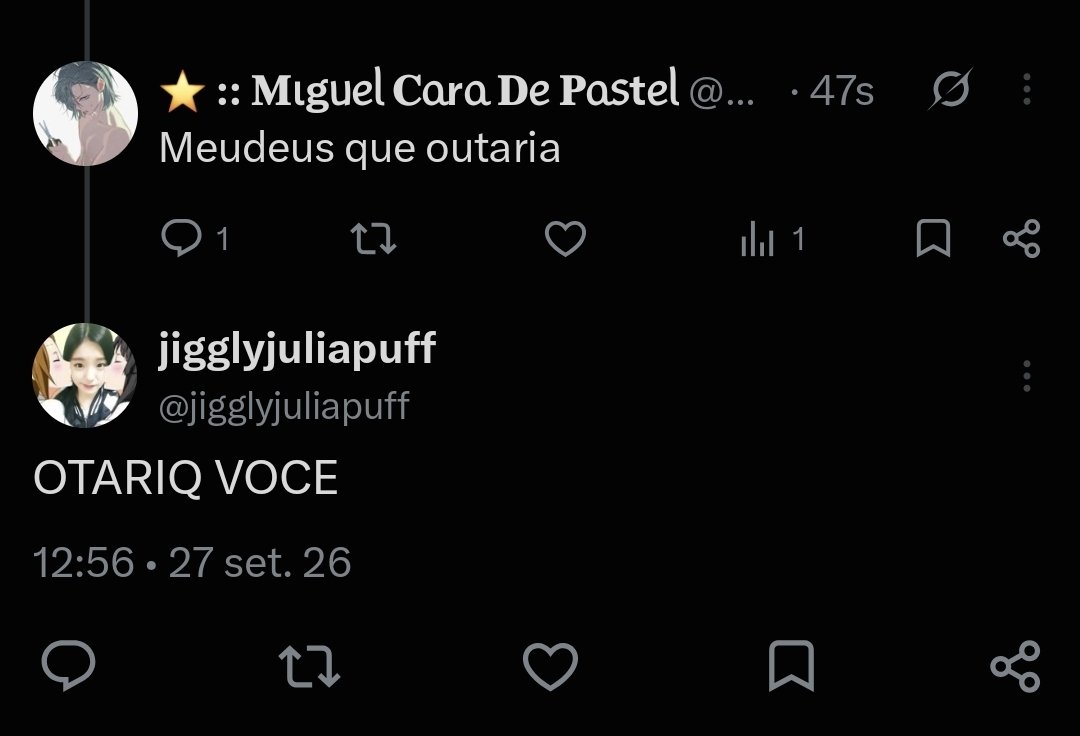 kyligui's tweet photo. ATENÇÃO!!! miguelito e julia e ESTÃO BRIGANDO!!! ❗️❗️❗️ https://t.co/3Ml7LUQMss