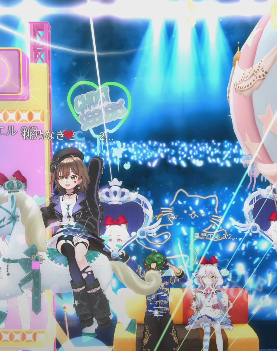 nagimo810's tweet photo. フェス応援ありがとうございました✨トークなしの5曲を詰め込んで楽しませてもらいました！
ラスソン当ては「渚」に票が集まる中、応援団の中に1名だけ「怪獣の花唄」を選んだ方がいたよー👏👏👏

エルちゃん、ヤルスン2日目もおつかれさまでした！あー緊張した😂
@Ailes_1111 
@yArs_DQXREALITY https://t.co/jOYKwFiCHB
