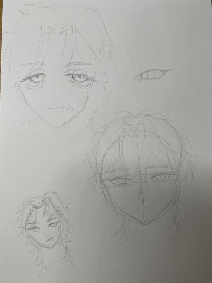 maigo_koko's tweet photo. 5日目
今日は時間もなかったのでなにも考えず描いちゃった

頭の中に描きたいオリキャラがいるんだけど、全然出力できない…
あと好みの絵柄を真似て模索

髪のレパートリーが少ないから明日は色んな髪の毛描きたいかも
とりあえずオリキャラのイメージを描��るようになりたいよう
#イラスト練習中 https://t.co/eTghKx3wYt