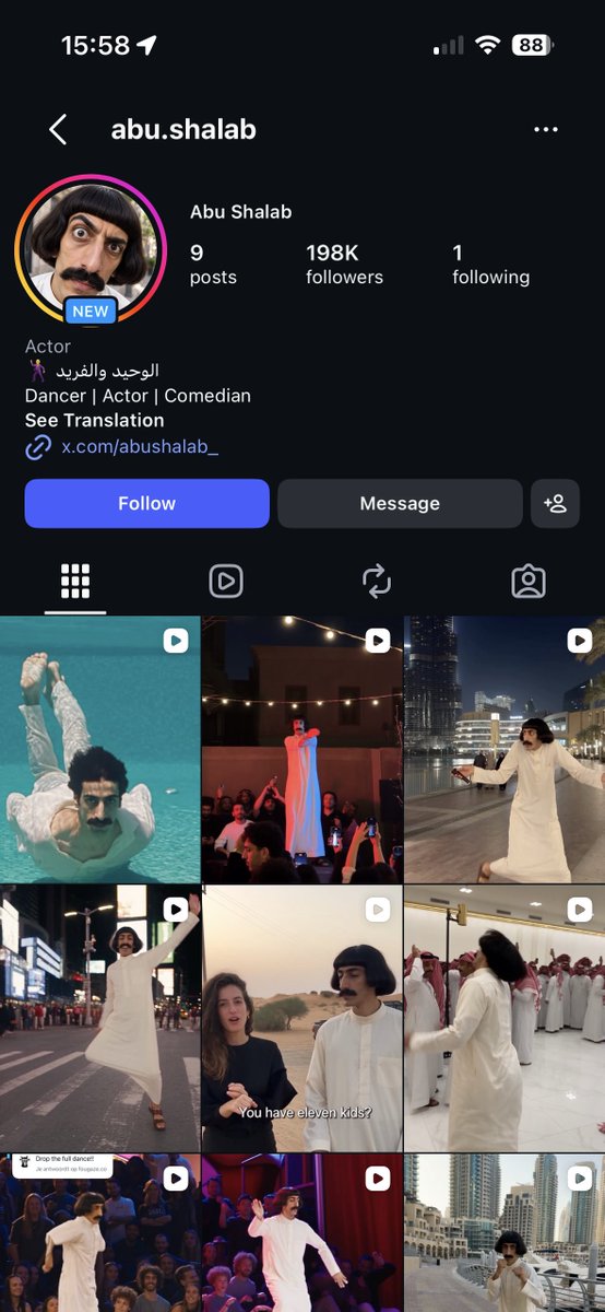 Hamzaaadzn's tweet photo. You don’t even have to be original on the internet anymore.

This account copied Jean Phil’s exact formula, swapped the croissant for a camel, and hit 195,000 followers in 24 hours.

I’ve adapted the process for DTC brands to create realistic AI videos for their ads.

Comment “AI” and I’ll send you the full playbook for free.

Dude is a knockoff of a guy who doesn’t exist, and he’s still growing faster than your brand.

But how long before every feed is flooded with these characters?

The opportunity for DTC brands is taking that realism and giving people a reason to care about the product.

Your scripts. Your customer’s problems. Your creative angles.

I broke down the face creation, the cloning method, and every prompt.

13 sections. 24 prompts. $0. Built for DTC ads.