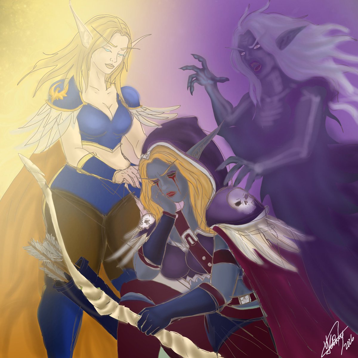 YGDrawsskn0's tweet photo. I cannot make you understand. I cannot make anyone understand what is happening inside me. I cannot even explain it to myself." - Franz Kafka
#WorldOfWarcraft #WoW #Warcraft #WarcraftLore #LoreWoW #Sylvanas #SylvanasWindrunner #BansheeQueen #Undead #Forsaken #FanArt #WoWFanArt https://t.co/SXXLy1rrUv