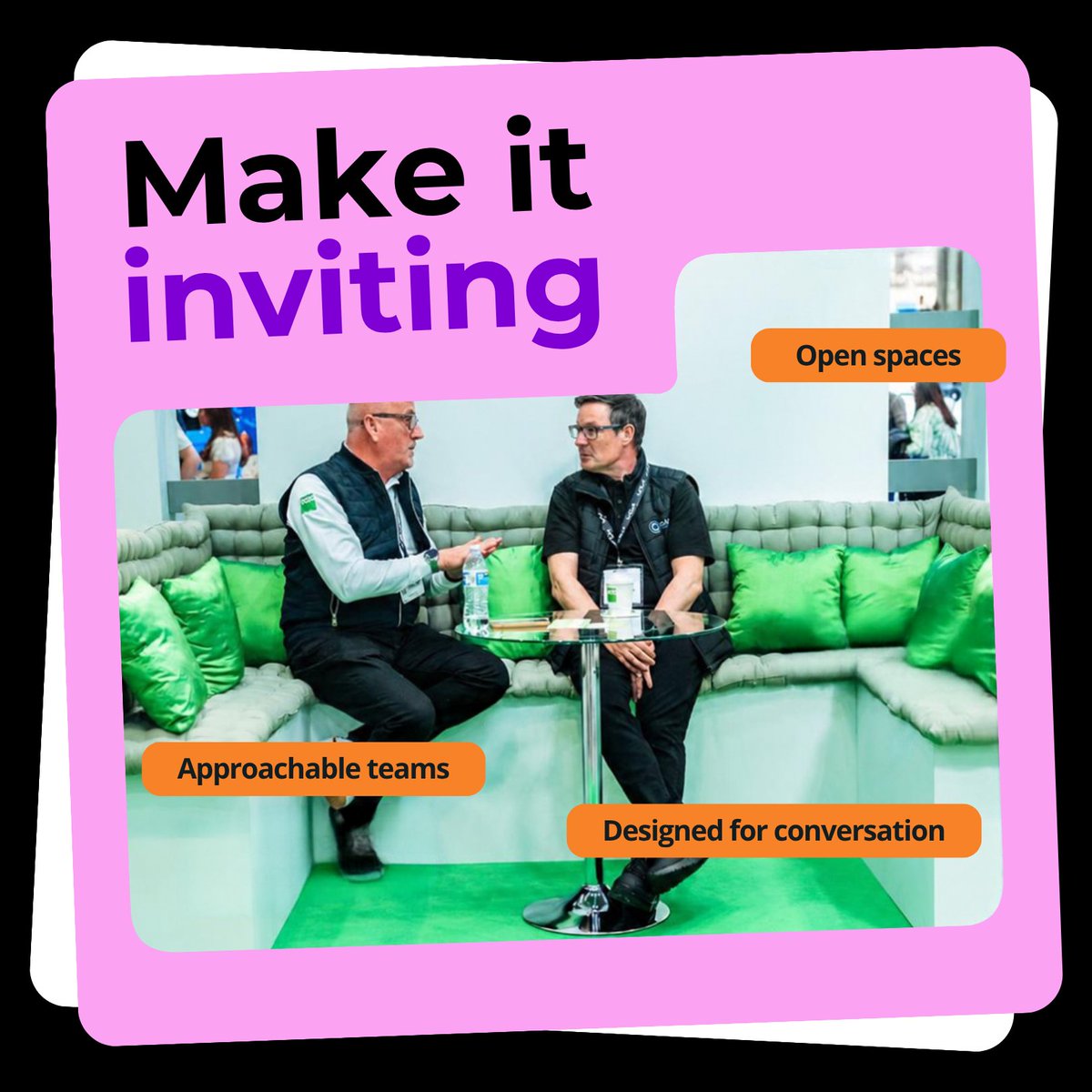 Apex_co_uk's tweet photo. Would you stop?👀
On a busy exhibition floor, you only have seconds to make an impression.
A great stand should catch attention, create curiosity and start conversations.
It’s not just about looking good. It’s about designing a space that works.
#ExhibitionDesign #StandDesign https://t.co/DDqRB8rWX3