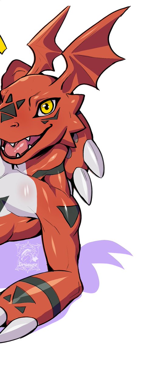 draeusz's tweet photo. Guilmon :3c https://t.co/1txNShnIgo