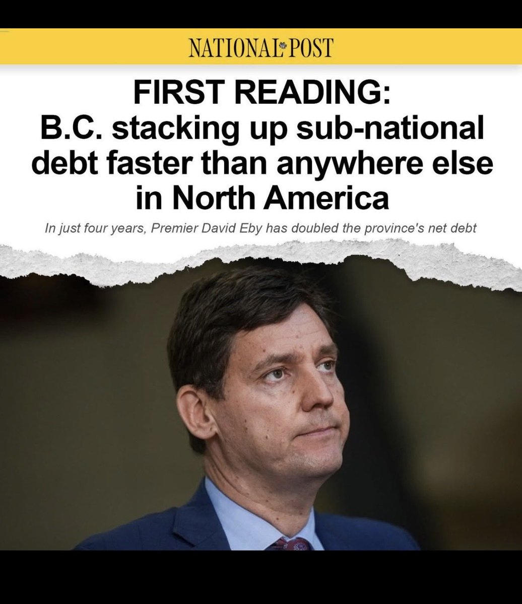 DianneWatts4BC's tweet photo. And it only costs a mere 100 million dollars per week to service ! 
Time for a change! Vote BC Conservative! https://t.co/ttrPlttb5h