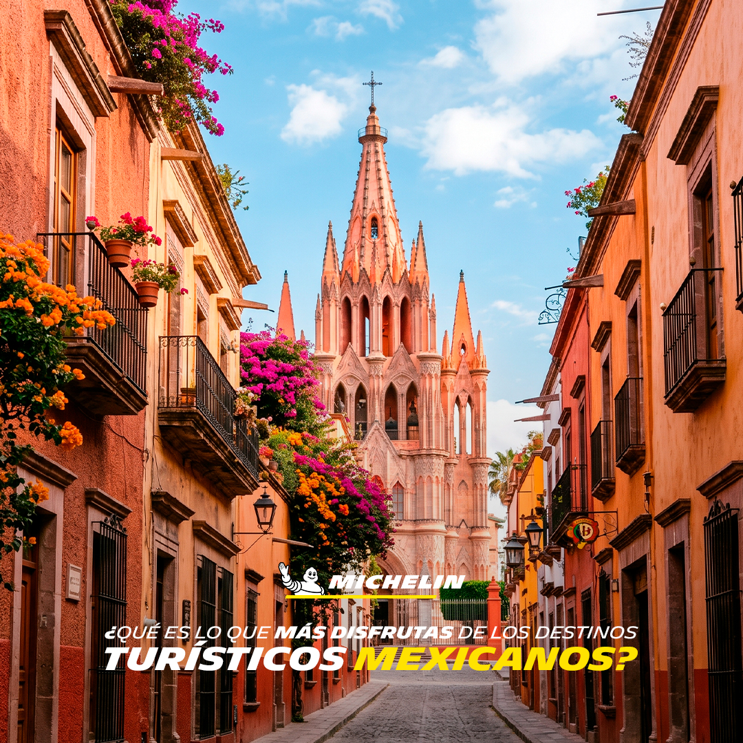 MichelinMEX's tweet photo. Cuéntanos, ¿qué debe tener un lugar para convertirse en uno de tus destinos favoritos?

Descubre la magia de México y disfruta kilómetros de carretera equipando tu vehículo con llantas Michelin®.

#MICHELIN
#MICHELINLifeStyle
#MichelinLicensing
#MichelinContigo https://t.co/KaWfT3HYR1