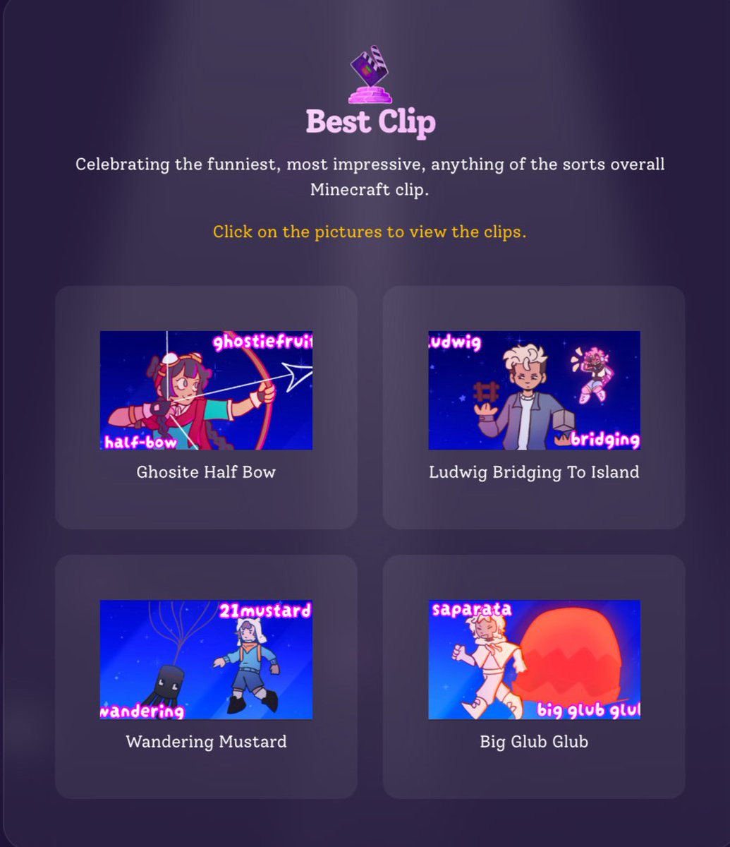 SaparataUpdates's tweet photo. [UPDATE]

Saparata is a nominee for multiple awards in the Crafted Together Awards!

• Best Streamer
• Breakout Creator
• Best Clip (Big Glub Glub)

Winners are decided on October 11th! 

(link in replies) https://t.co/30PHA3aPUP