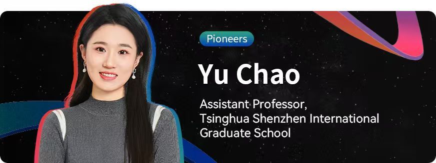 Tsinghua_Uni's tweet photo. Assistant Prof. Yu Chao from @TsinghuaSIGS has been listed as one of the Pioneers of the Innovators Under 35 Asia Pacific 2026 @techreview. Her RLinf framework brings model training, computing, and robots together for smarter, continual learning. https://t.co/yVYs0zTbt4