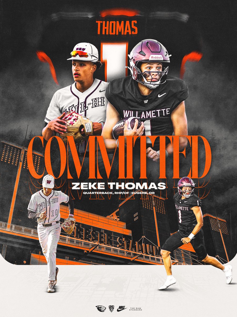 Zekeymanjames's tweet photo. I'm blessed and excited to announce that I'm committed to Oregon State University to play football and baseball! Growing up in Corvallis, I always hoped this dream would come true.

First, I want to thank God. None of this happens without Him. All glory to Him.

Thank you to Coach Shephard, Coach Canham, and both staffs for believing in me and giving me this opportunity. Thank you to my coaches and teammates for pushing me every day, and to my family for always being there. I couldn't have done this without you.

Go Beavs! 🧡🖤

#Homegrown