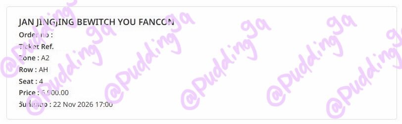 pudding9a's tweet photo. WTS/ปล่อยบัตร JanJingJing🦊

🗓️ SUN, 22 NOV
🎀 ZONE : A2
🎀 ROW : AH

x not original price x

🤝 นัดรับมือชนมือ ตามรถไฟฟ้าในกรุงเทพ
📮 ส่งไปรษณีย์

สนใจ DM ได้เลยค่ะ
#JanJingJingFancon https://t.co/vwF9Dgl0aV