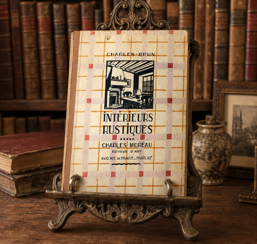 PrimpingHome's tweet photo. Antique French Interiors Folio Book Titled Interieurs Rustiques Paris 1926 #interiordecorating #Frenchinteriordesigns #Antiques https://t.co/7KlFvnQzmY