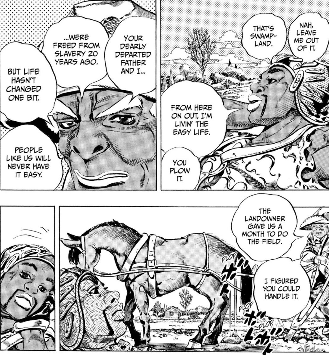 BongoTett's tweet photo. One of my most disliked parts about the SBR adaptation is how it softens an ugly world with desperate characters.

I think the anime does a good job of hyping you up, but I think it foregoing what makes SBR so special is heartbreaking. It loses some of its identity and messaging. https://t.co/fLeWGesb8p