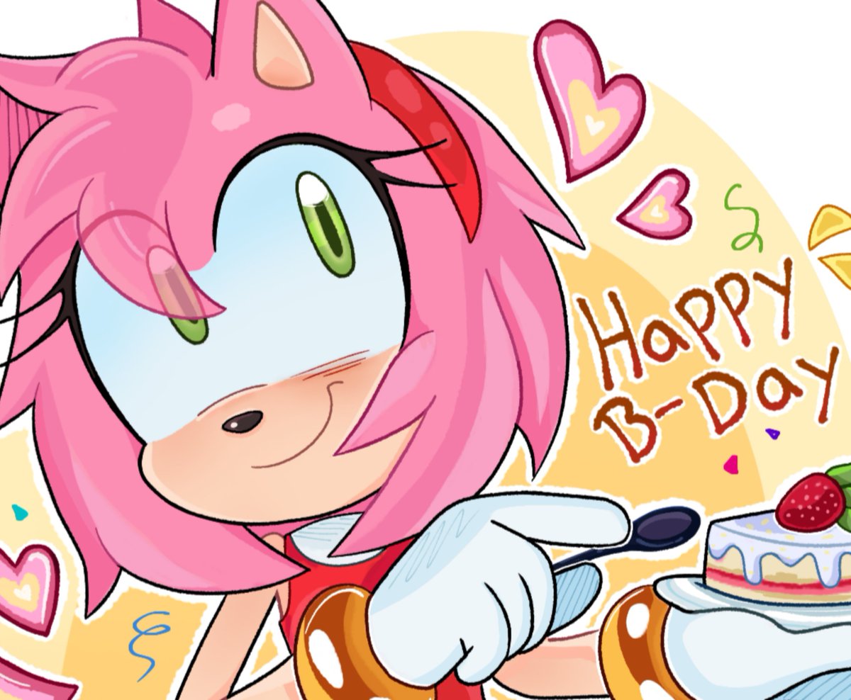 watershonamy's tweet photo. HAPPY BELATED BIRTHDAY TO MY LITTLE GIRL AMY🎉
#amyrose #happybirthday #sonicart https://t.co/JUenXSLecl