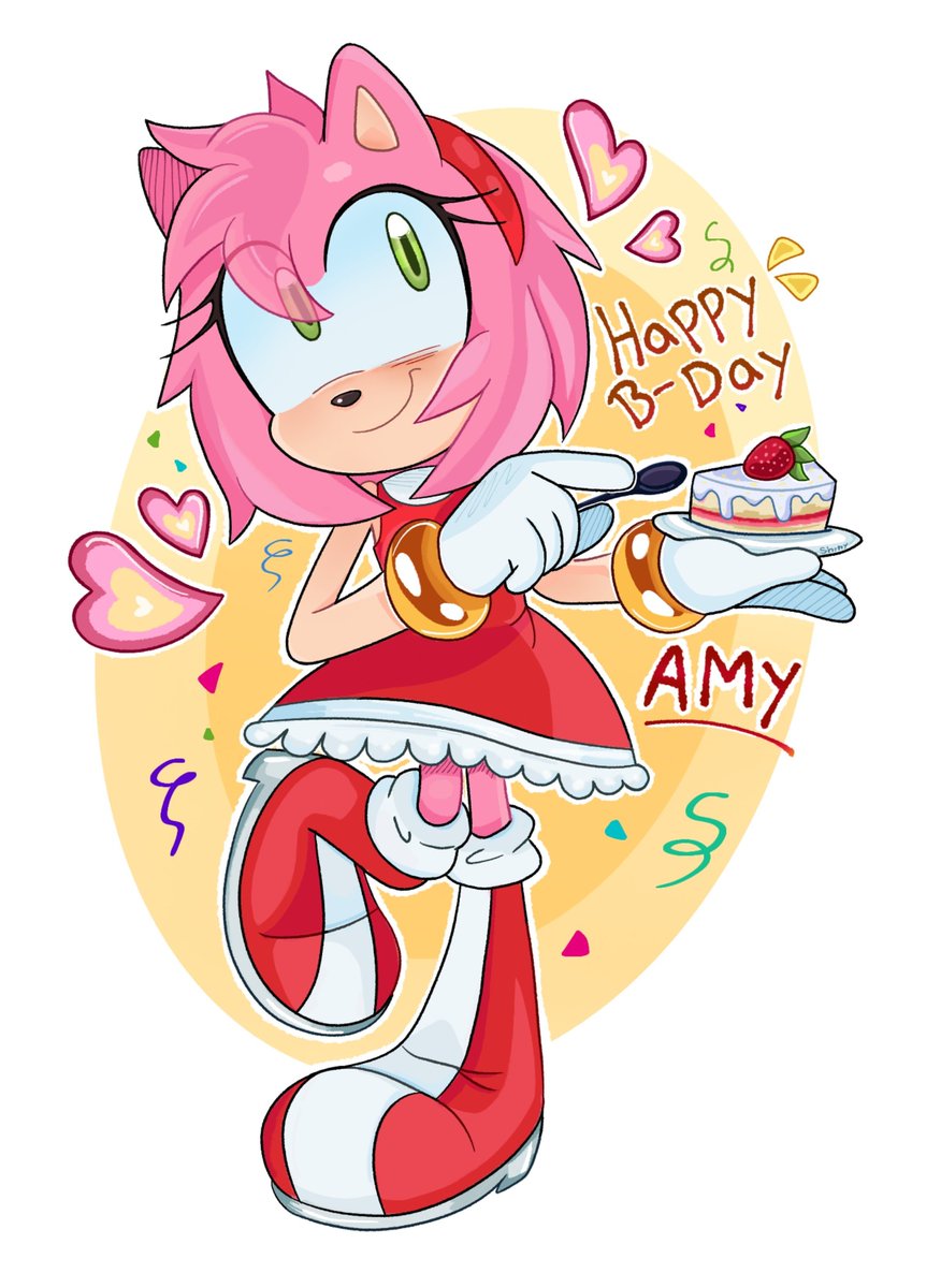 watershonamy's tweet photo. HAPPY BELATED BIRTHDAY TO MY LITTLE GIRL AMY🎉
#amyrose #happybirthday #sonicart https://t.co/JUenXSLecl