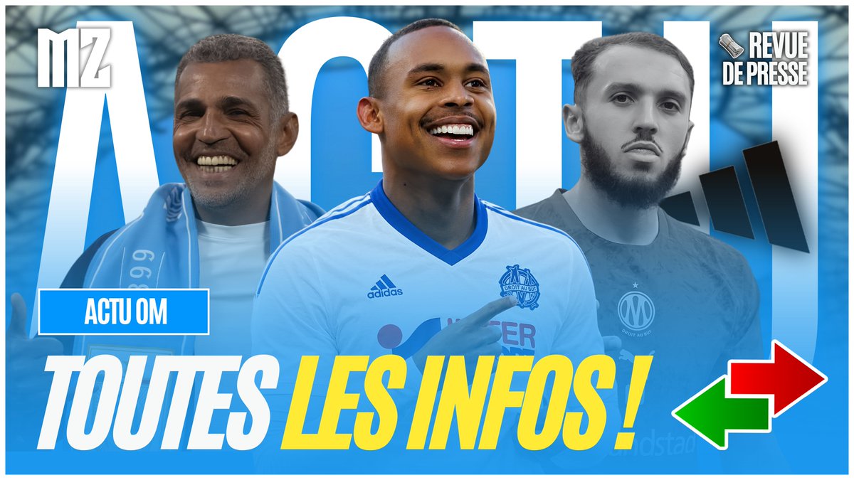 MassiliaZone's tweet photo. 🚨ACTU OM : Le jackpot Adidas arrive en 2027, Gouiri blessé, le loyer du Vélodrome augmente...

🔗https://t.co/HIvecnE8XN
🔗https://t.co/HIvecnE8XN
🔗https://t.co/HIvecnE8XN https://t.co/qxeyfgST6j