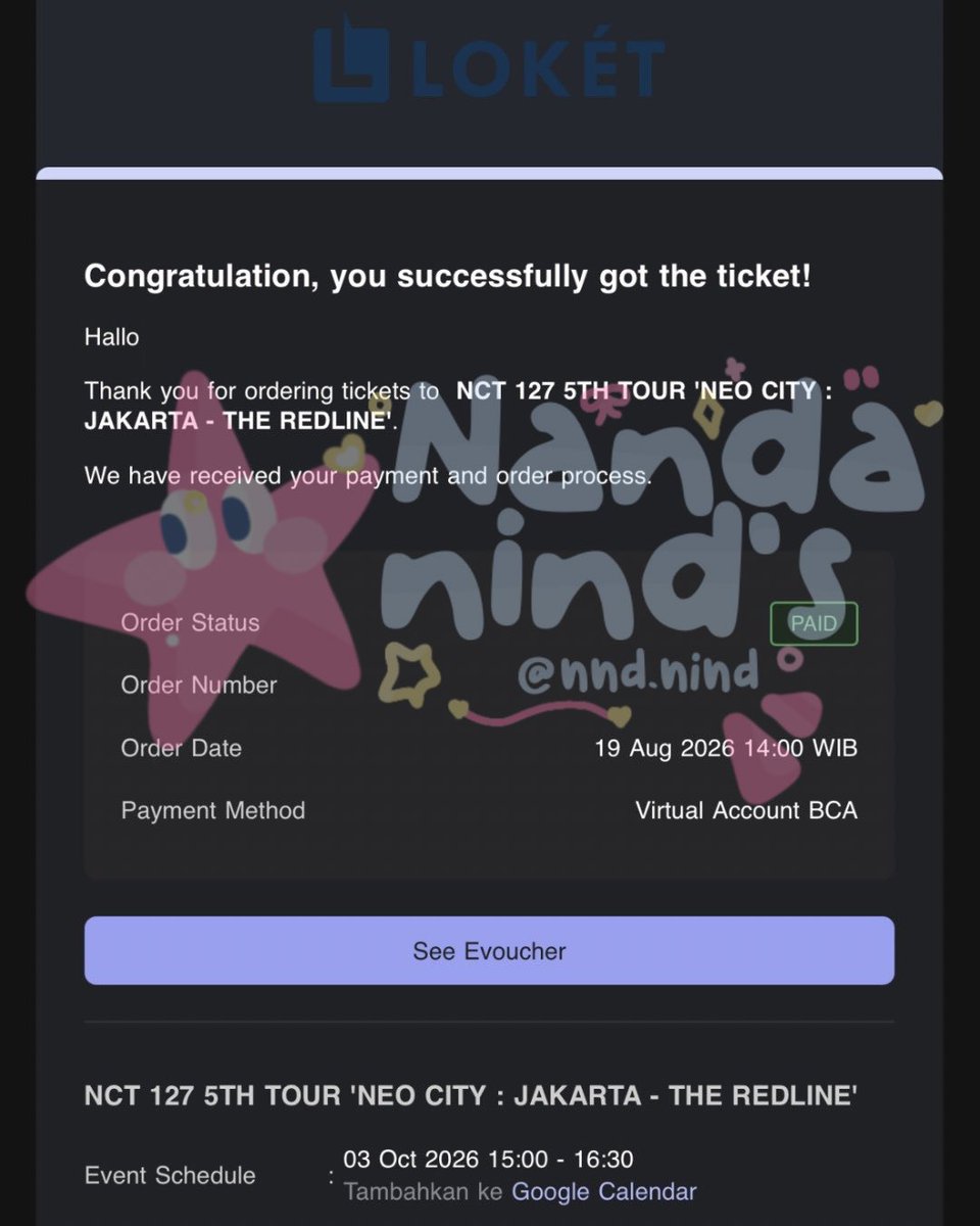 botazni's tweet photo. WTS - Want to sell [opslot cust jastip]

NCT127 Neo City - The Redline Jakarta
Sect Neo City A
Qn 11**
✅Boleh dp kecil or COD
✅Diurus sampai tiket fisik
💵Rp4.100.000 (nego ya)

Or WTT - Want to trade
Neo City A/B qn <600
Willing to pay more✅

tag. Wts wtt want to sell the redline jakarta neo city want to trade neo city