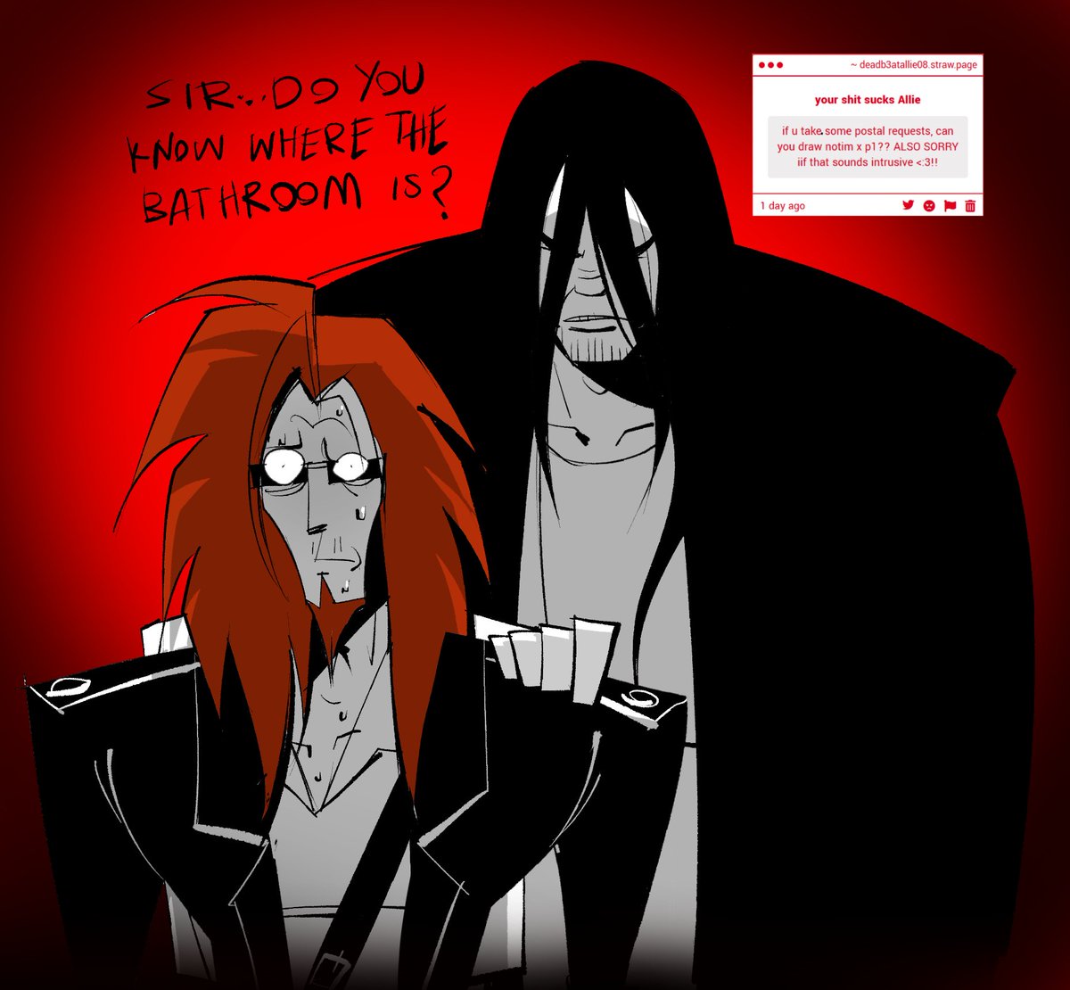 DB8_com's tweet photo. sorri 4 keeping y waiting anon! #postal #hatred https://t.co/9WasTJwdsa