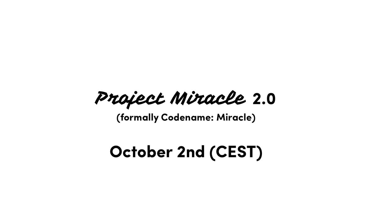 papyion7093's tweet photo. #ProjectMiracle #ProjectDiva https://t.co/9J3aoXVXU9