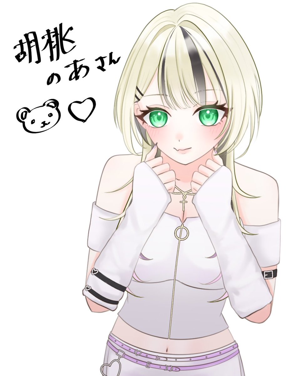 anm_2_2's tweet photo. 《ぶいすぽ全員の好きビジュ描きたい‼️》

その5  胡桃のあ
#963art https://t.co/8cMRucfyEz