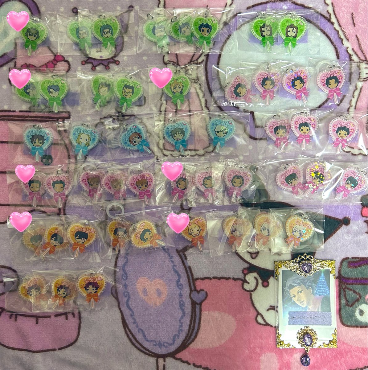 shitara930217's tweet photo. 【交換】 ときメモGS セリア めじるしチャーム Seria チャーム

譲 ✧ 葉月 ★守村 ★三原 ★鈴鹿 零一 ★天之橋 天童 針谷 クリス 天地 若王子 ★真嶋 琥一 不二山 新名 紺野 ★藍沢 ★大迫 風真 颯砂 本多 ★空也 ★大成

求 ✧ 設楽 ＞ 友人分 姫条 志波 ＞★のみ日比谷 赤城 蓮見 https://t.co/cB33tWoWDU
