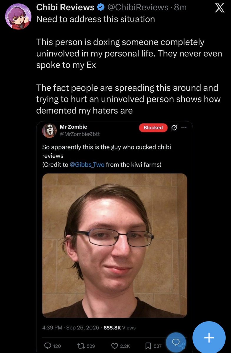 MrZombie0btt's tweet photo. CHIBI WHY WOULD YOU CONFIM THIS ITS BETTER TO SAY NOTHING THAN  SAY ANYTHING DUMBASS https://t.co/vBHHyeqDiF