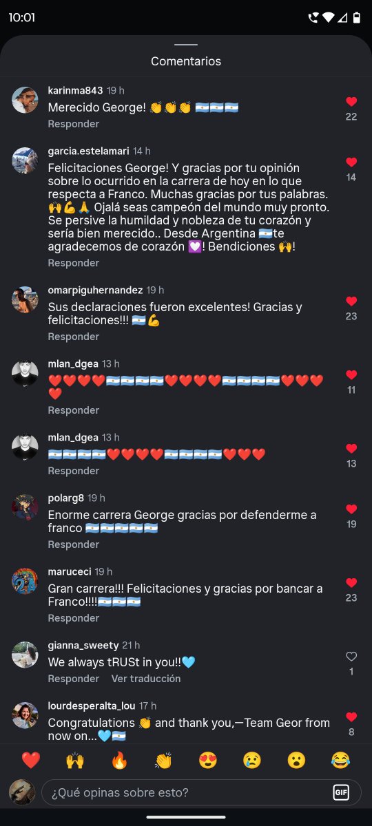 Valuu_cri's tweet photo. Cada vez son más y más que no me alcanzan las capturas

George Russell é argentino https://t.co/qt80a3qsze