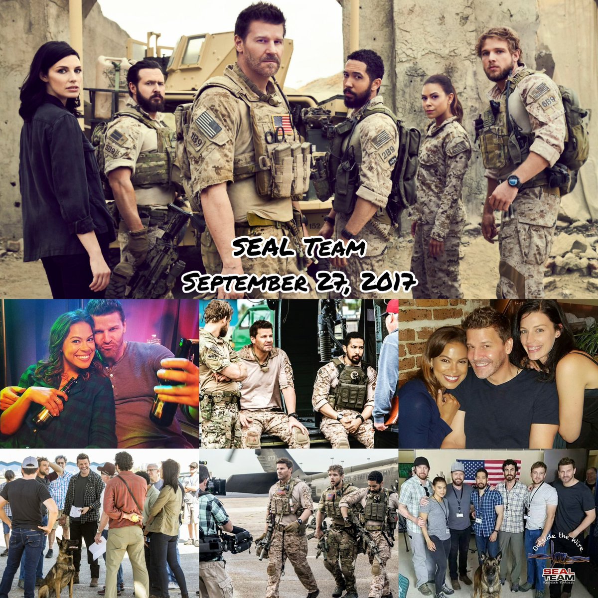 OutsideWireST's tweet photo. On September 27, 2017 the best military drama premiered. It showed us a in depth view of our service men &amp; women. Forever grateful for all they do so the rest of us can live our lives. Julie &amp; Jasz, as well as the fans, always enjoy the ride of rewatching this show. #SEALTeam https://t.co/UPLxRNhWSX